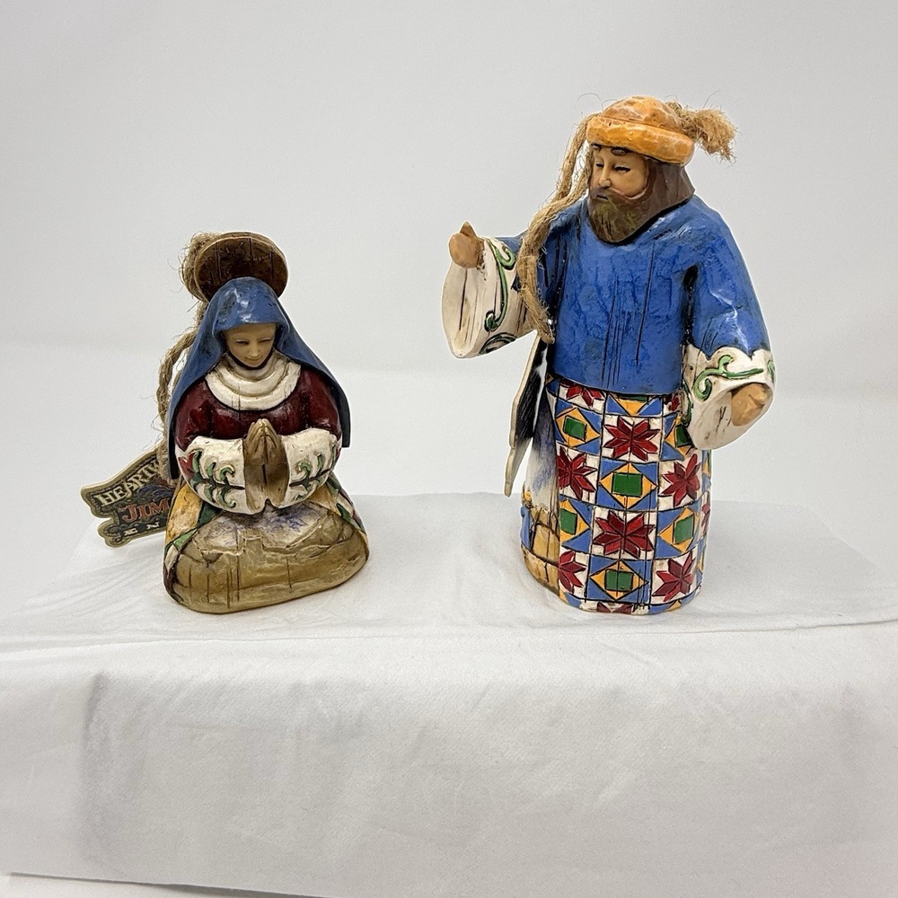 2004 Jim Shore Joy To The World The Lord is Come Holy Figurines Vintage Ornament